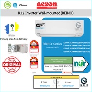 [Free Shipping(Penang)]  ACSON R32 Inverter Air-Conditioner RENIO(A3WMY-BNF) Inverter All 4 Star 1.0