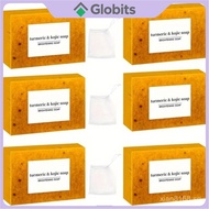 READY STOCK Kojic Turmeric Face Soap, Kojic Soap, Face Cleansing Soap, Turmeric Face and Body Soap, 