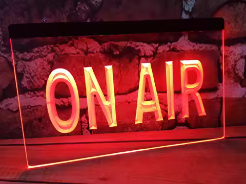 3D LED Neon Light Sign, Vintage Home Decor Crafts, On Air Studio, Beer Bar, Pub, Club, 3D Signs,B169
