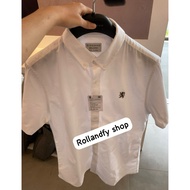 KEMEJA Giordano Men's Men's Cotton Oxford lion Shirt Short Sleeve| Original Giordano men's short-sle