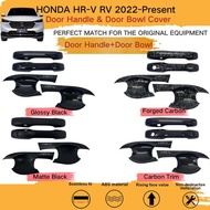 อุปกรณ์เสริมรถยนต์ชามฝาครอบประตูที่จับประตู Honda HR-V HRV RV 2022-2025