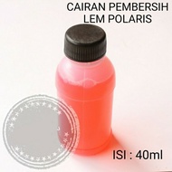 CAIRAN PEMBERSIH LEM POLARIS POLARIZER PADA KACA PANEL LCD