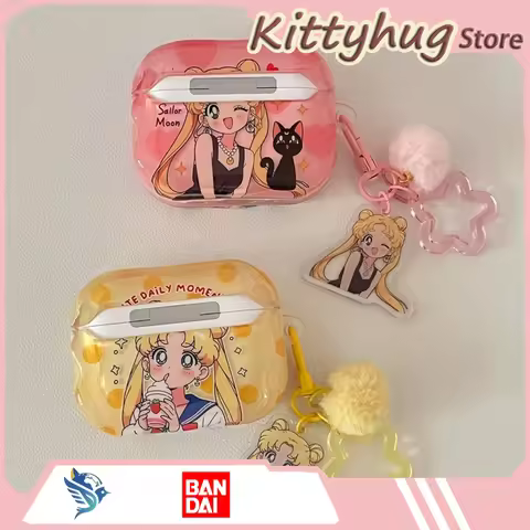 Sailor Moon Earphone Cover Applicable To Airpods 2/3/4 Earphone Case Cute Cartoon Gift Fan Gifts