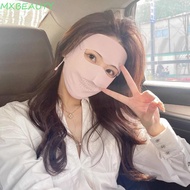 MXBEAUTY1 Full Face Mask, Ice Silk Eye protection Sunscreen Mask, Thin Face Cover Solid Color Driving Face Mask Ice Silk Mask Summer