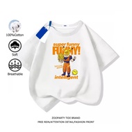 Dragon Ball Son Goku Pikachu Anime Children's T-Shirt Short-Sleeved For Children Both Boys And Girls