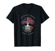 American Grown Irish Roots Ireland Flag T-Shirt T-Shirt