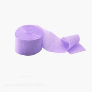 [SG SELLER] Lilac Crepe Paper Party Streamer Party Backdrop Decoration
