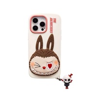 521Popmart เคสโทรศัพท์มือถือซิลิโคนสำหรับ iPhone รุ่น labubu labubu