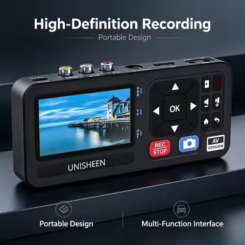 New Hot-Sale VHS Tape To Digital Video Camera Recorder Casette MP3 Reel Mini Small TF FLASH Disk Old