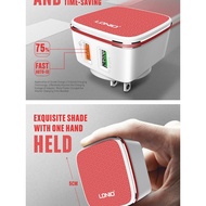 LDNIO A2405Q Dual 2 Port USB Plug 5V 2.4A Quick Charger  UK Power Socket Smart For iPhone iPad Andro