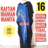 BAJU KELAWAR KAFTAN PRINTED BATIK | SLOT 16 | FREE SHIPPING T&C | KAIN KAPAS | KUALITI DARI A B C D 