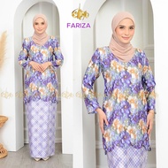 Marjan Baju Kurung Fariza Scallop 8D Premium Premium Soft Sating Matching MC200