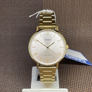 Casio LTP-VT01G-4B Gold-Tone Stainless Steel Bracelet Analog Ladies' Dress Watch