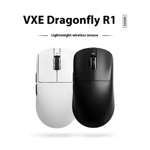 ATK VXE Dragonfly R1 Mouse of The Game E-Sports Long Battery Life Paw3395 Lightweight Ergonomic Thre