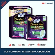 Sofy Comfort Nite AntiBac Odor Care Sanitary Pad | 35.5cm / 42.5cm | Sold by XXL Store