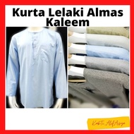 Baju Kurta Lelaki Dewasa Lengan Panjang Cotton Almas Kaleem MB