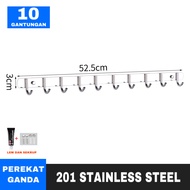 Inaso Gantungan Hanger Kamar Mandi Tempel Dinding Hook Rak Gantung Handuk Pakaian Baju Rak Dapur Spa