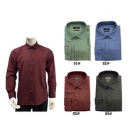 Bentop Long Sleeve Slim Fit Shirt Baju Kemeja