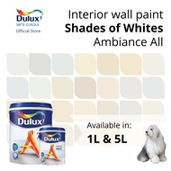 Dulux Interior Wall Paint - Shades of White (Anti-Bacterial / Superior Durability / Washable) (Ambiance All) - 1L / 5L
