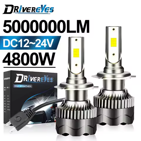 4800W H4 H7 H11 LED Headlight 500000LM 3570 CSP H1 H8 H3 880 881 H27 9007 9008 H13 9012 HIR2 9005 90