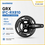 Shimano GRX IFC-RX810 48/31 170mm 2x11 Speed Crankset Gravel Bike Cycling