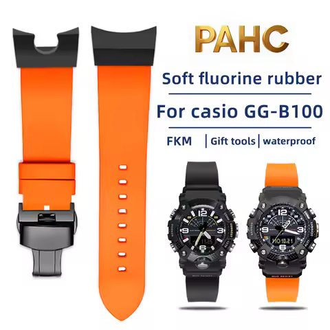 GG-B100 Mudmaster Replacement Strap for Casio G-SHOCK 5594 | Shockproof Silicone Band, Waterproof Wa