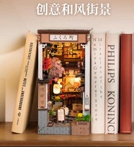 🛍️DIY居酒屋拉麵店燒肉店 日式和風小巷街景 落櫻酒町  Rolife 創意立體書立小屋模型   手工木製拼装  迷你食玩微縮場景模型 (手作心意生日,節日禮物, 裝飾擺設)   Rolife Ja