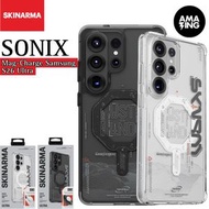 SKINARMA 日本東京 Sonix 荒原廢土磁吸防摔手機殼 三星 Galaxy S26 Ultra-透明-CLEAR