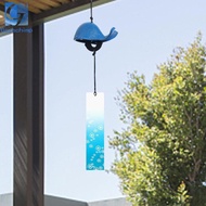 Gazechimp Small Wind Chime Garden Wind Chime Whale Wind Catcher Japanese Wind Chime for