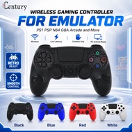 Wireless Gaming Controller for Emulator PS1 PSP N64 GBA Arcade Low Latency for PC Android