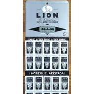 +Fufuli+Lion Double-Sided Blade Lion Razor 5pcs