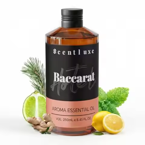 Hotel Scents Baccarat Diffuser Oil 250ml Home Luxury Aroma and Hotel Fragrance Essential Oil - for A