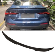 For 2021-2023 BMW 4-Series G22 430i M440i M4 Carbon Fiber Look Trunk Spoiler Lip