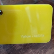 akrilik lembaran Astari 3mm kuning (234) 122×244