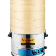 Large Electric Steamer e Commercial Steamer for Steaming Buns, Electric Steamer, Large Capacity, Ext