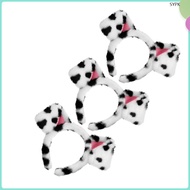 3 PCS Halloween Costumes Dalmatian Ears Headband Hair Jewelry Accessories Hairband  shaoyipinke