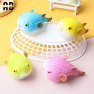 ABS - Mainan Squishy Ikan Puffer Fish Pop it Silicon aman lentur Anti Stress