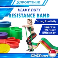 🇸🇬 Heavy Duty Resistance Stretch Band Pull Up Bar Elastic Band Exercise Band Yoga Strap Pilates Workout Training Support
