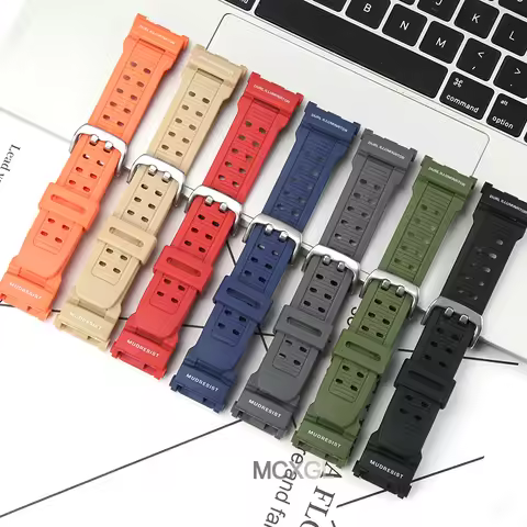 Replacement Resin Watch Band Compatible With Casio G-Shock G9000 Mudman GW-9000 G-9000 G-9010 Men Wa