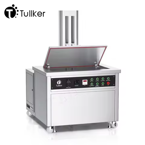 Tullker Agitation Lift Ultrasonic Cleaner Bath with Automatic Lid Engine Cylinder Metal Sonic Cleani