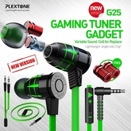 24HR Ship!🇲🇾[Ready Stock]PLEXTONE G25 Deep Bass Wired Bullets Earphones for Gaming Pubg