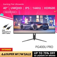 PRISM+ PG400U PRO 40 IPS 144Hz 1ms UWQHD 120% sRGB Adaptive-Sync Pro Gaming Monitor [3440 x 1440]