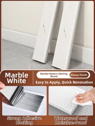 XINFANGCHENG | Self-Adhesive Faux Wood Thick Baseboard