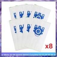 (Y W Z H)For  3D GN S5000 S8000 Complete C2 C3 S8 S5 -50 Dust Bags- Replacement Parts for Vacuum Cle