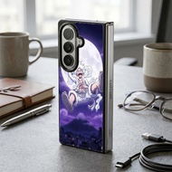 Case Casing Samsung Z Fold 7 6 5 4 3 Laughing Boy in Full Moon HS0507