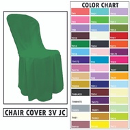 SARUNG KERUSI 3V JC - CHAIR COVER 3V JC (1 PC) FOR OFFICE USE , HOME DECO , WEDDING &amp; EVENT