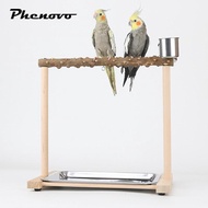 [Phenovo] Parrot Perch, Bird Swing Bridge, Bird Perch, Fitness Stand, Bird Training Stand for Cockat