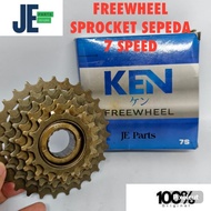 FREEWHEEL SPROCKET GEAR REAR GEAR 7 LAYERS MTB BIKE FOLDING/ KEN