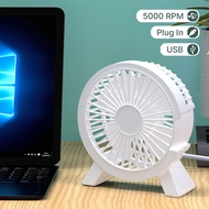 Mini Desk Fan USB 4.6 Inch 5W Portable