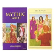 Mythic Tarot Deck Party Board Deck 78Pcs Tarot Cards Mythic Fortunetelling Tarot Cards in Full Engli